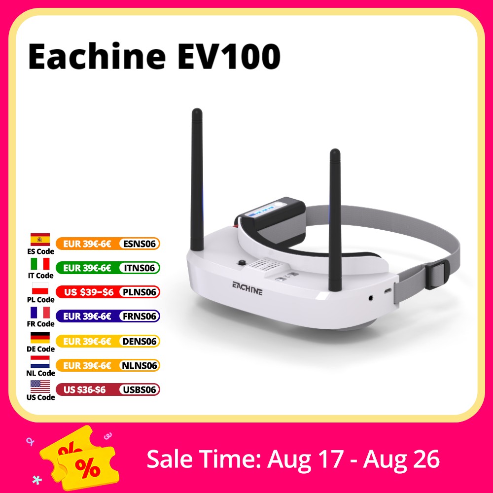 Eachine EV100 720*540 5.8G 72C - Drone Battery Case 评论和价格