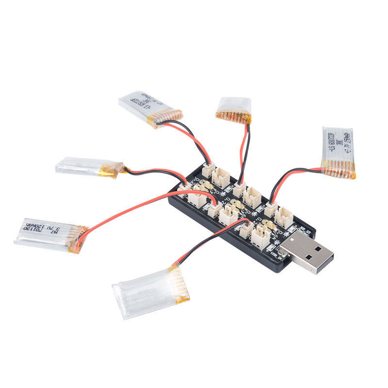 6CH USB 1S LiPo/LiHv 3.7V/4.2V - Drone Battery Plate 评论和价格
