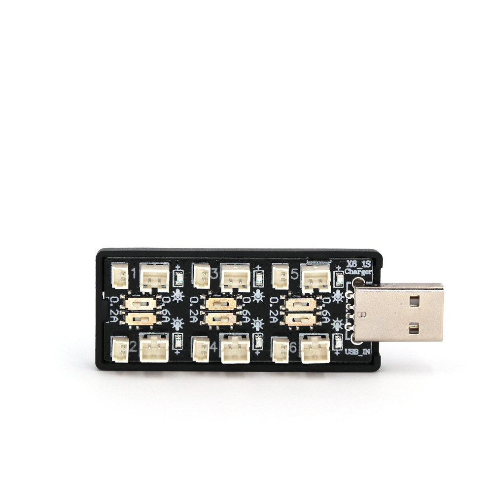 6CH USB 1S LiPo/LiHv 3.7V/4.2V - Drone Battery Plate 评论和价格