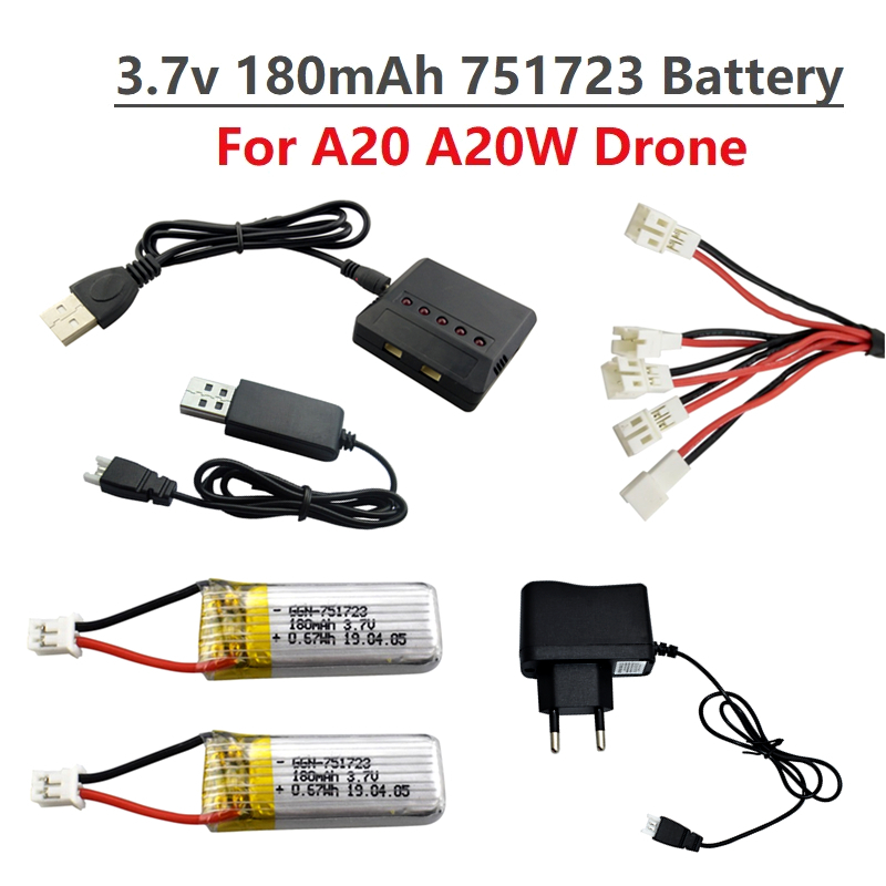Original 3.7V 180mAh Lipo Batt - Drone Battery Li-Ion 评论和价格