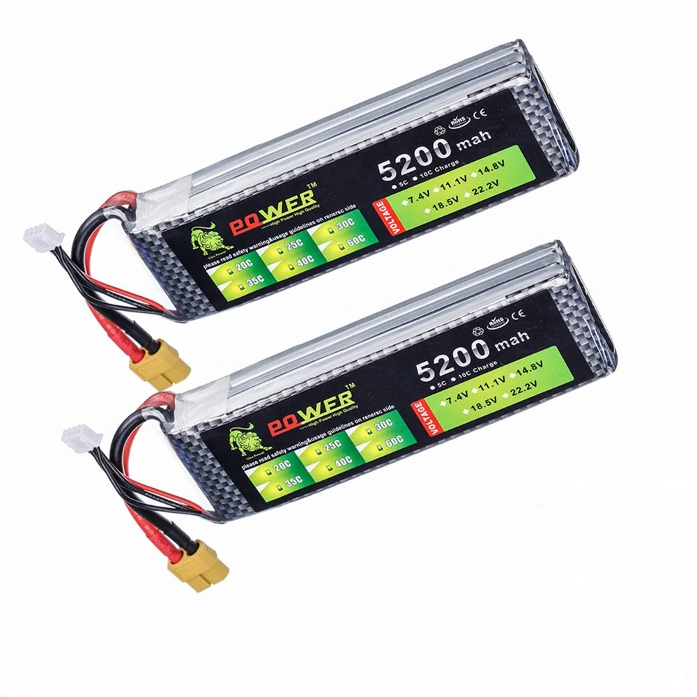 3S 5200mah 11.1V  60C Lipo Bat - Drone Battery 3S 评论和价格